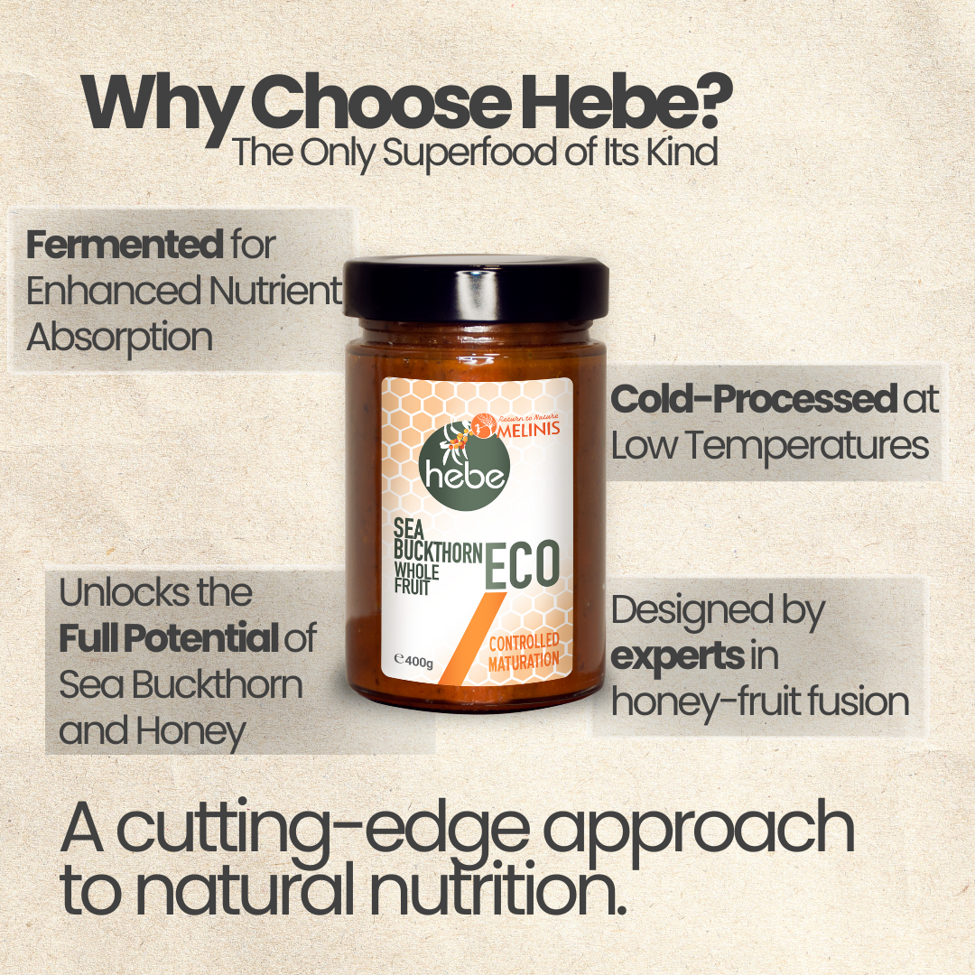 Hebe - A Revolutionary Fusion of Fermented Sea Buckthorn & Raw Honey for Integrative Health