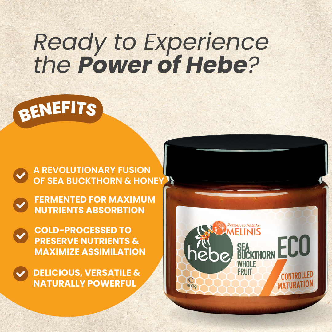 Hebe - A Revolutionary Fusion of Fermented Sea Buckthorn & Raw Honey for Integrative Health