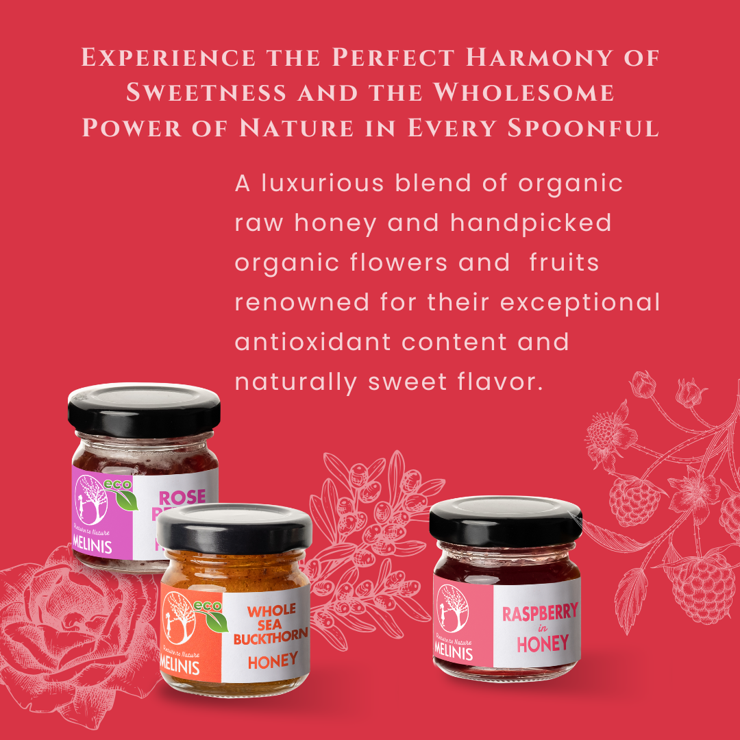 Tasting Set – Fresh and Aromatic (Rose, Raspberry, and Sea Buckthorn Cream) | 3 x 40g Jars