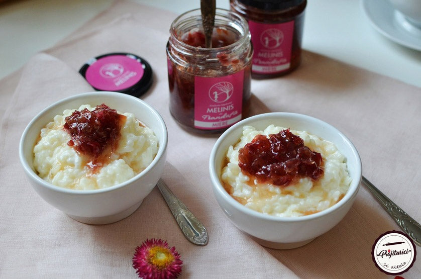 Creamy rice with milk