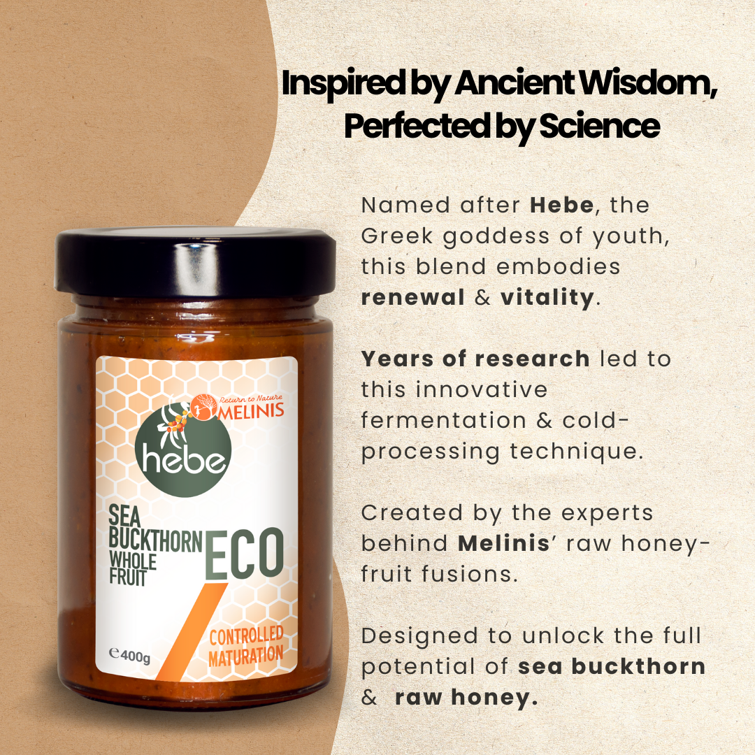 Hebe - A Revolutionary Fusion of Fermented Sea Buckthorn & Raw Honey for Integrative Health