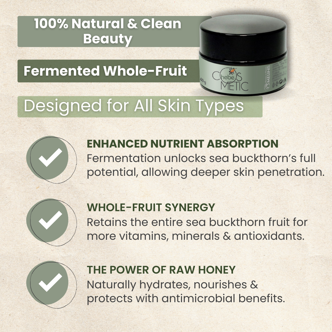 Hebe Cosmetic – A Revolutionary Fermented Sea Buckthorn & Honey Cream The Next Generation of Skincare
