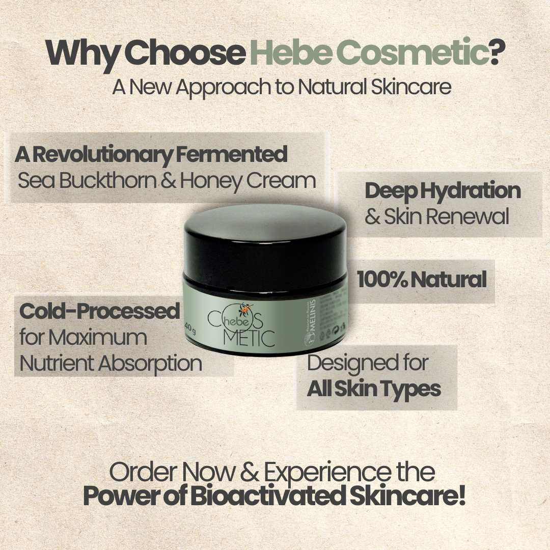 Hebe Cosmetic – A Revolutionary Fermented Sea Buckthorn & Honey Cream The Next Generation of Skincare